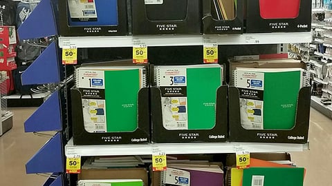Five Star Meijer Back-to-School Endcap