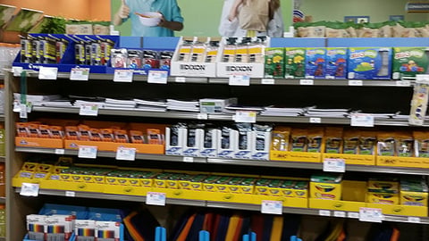 Publix 'Back to School Sales Event' Gondola