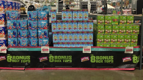 General Mills BJ's '8 Bonus Box Tops Pallet Train
