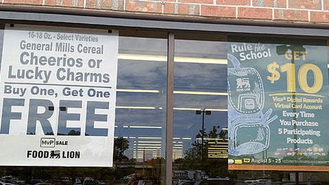 Food Lion 'Rule the School' Poster
