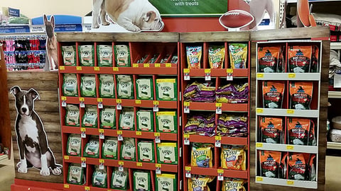 PetSmart 'Score Big' Pallet Display