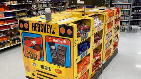Hershey Walmart School Bus Pallet Train
