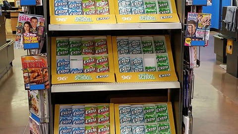 Walmart Extra Back-to-School Upfront Endcap
