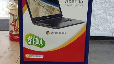 Walmart Acer 'Now on Rollback' Back-to-School Security Shroud
