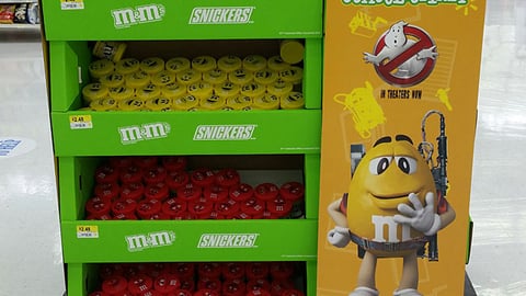 M&M's Walmart 'Ghostbusters' Pallet Display
