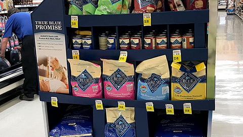 Blue Buffalo 'Love Them Like Family' Pallet Display