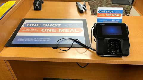 Kroger 'One Shot, One Meal' Signs