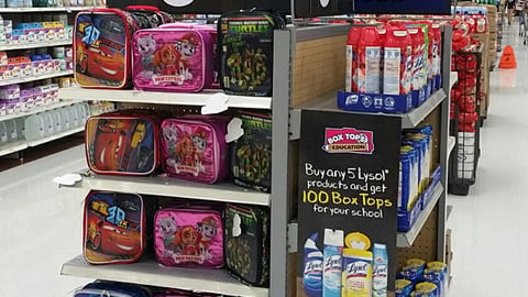 Lysol '500 Bonus Box Tops' Side Panel