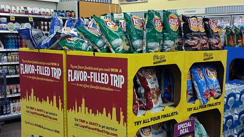Lay's Hannaford 'Flavor-Filled Trip' Shippers