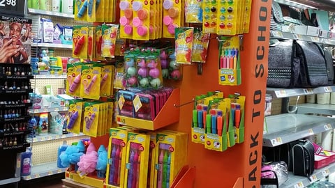 Crayola Back to School Walmart Endcap