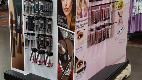 L'Oreal 'Beauty School' Walmart Pallet Display