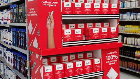 Just. Walmart Endcap Display