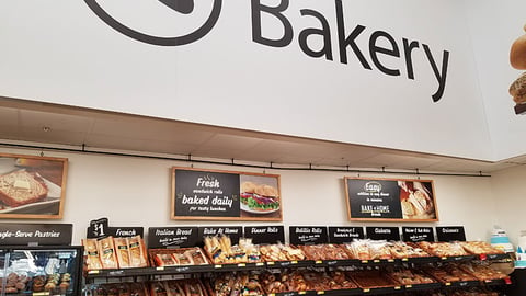 Walmart Bakery Wall Racks