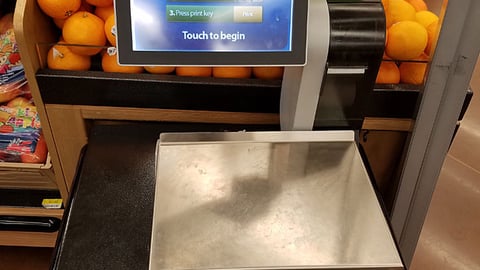 Walmart 'Scan & Go' Produce Scale