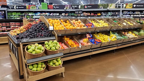 Walmart Produce Crate Gondolas