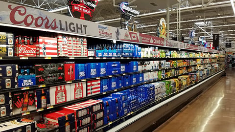 Walmart Coors Light Strip Header