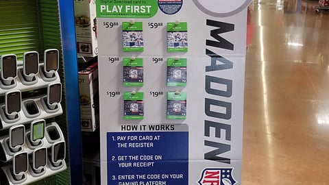 EA Sports 'Madden NFL 17' Walmart Floorstand