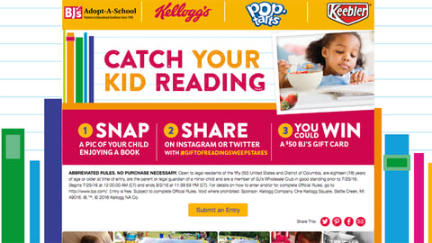 BJ's 'Catch Your Kid Reading' Web Page