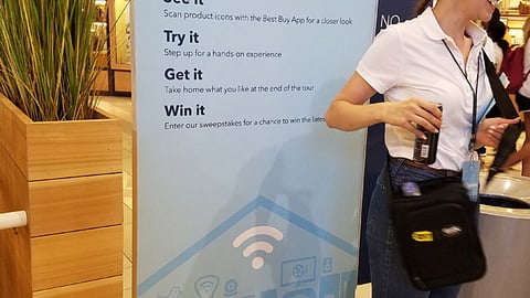 Best Buy Tech Home 'Welcome' Standee