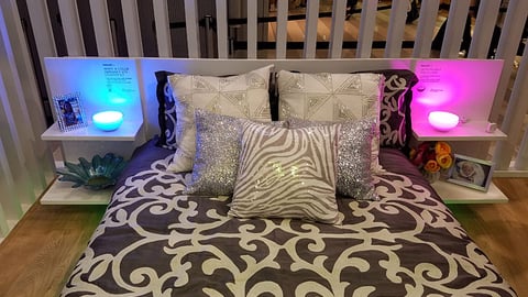 Best Buy Tech Home Bed Vignette