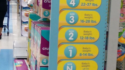 Pampers Swaddlers 'Choice of Hospitals' Side Panel