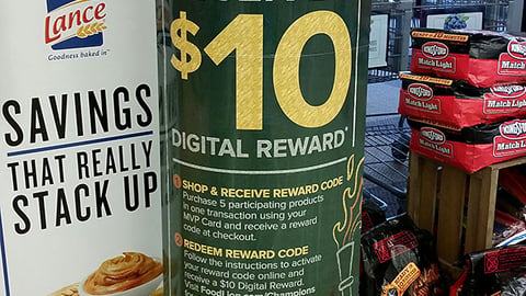Food Lion 'School of Champions' Standee
