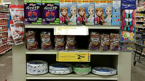 Food Lion 'School of Champions' Endcap