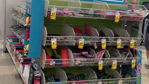 Meijer 'Pencil Pouches' Endcap