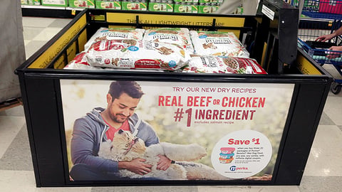 Beneful Meijer 'New Dry Recipes' Dump Bin