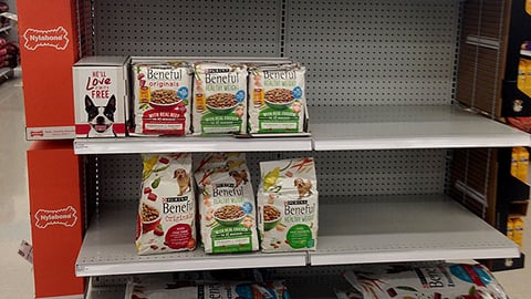 Beneful Meijer 'New Recipes' Endcap