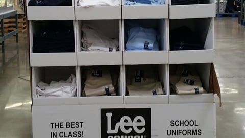 Lee School 'The Best in Class' Pallet Display