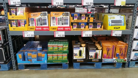 BJ's Back to School In-Line Merchandising