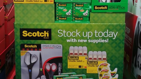 Scotch 'Stock Up Today' Pallet Display