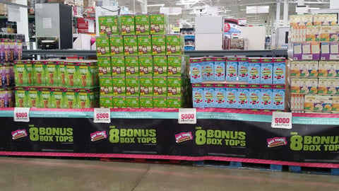 General Mills BJ's '8 Bonus Box Tops' Pallet Train