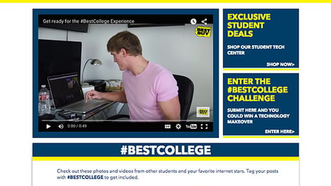 BestBuy.com #BestCollege Page