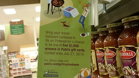 Publix 'Grilling the Dream' Violator