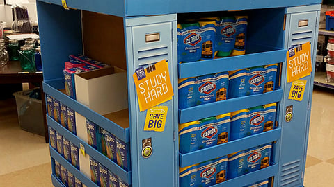 Kroger 'Study Hard' Pallet Display