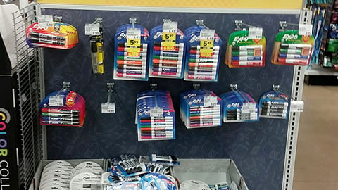 Meijer Expo Back to School Endcap
