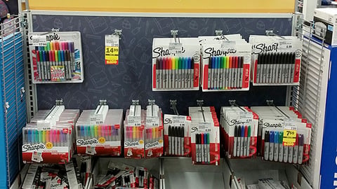 Meijer Sharpie Back to School Endcap