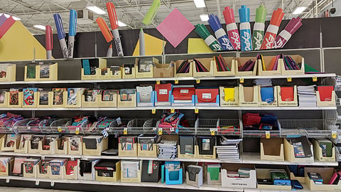 Meijer Back-to-School In-Line Display