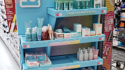 Bliss Walmart Endcap Display