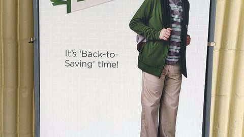 Publix 'Back to School Sale' Stanchion Sign