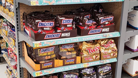 Mars Walmart 'Summertime' Shelf Strips