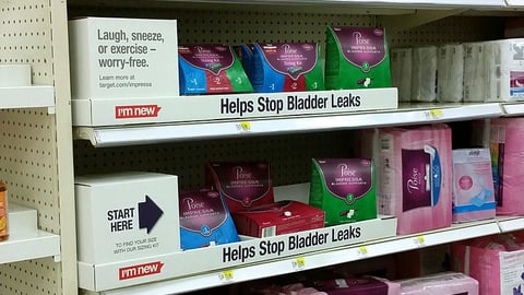 Poise Impressa Target 'I'm New' Shelf Trays