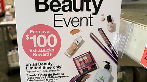 CVS 'Epic Beauty Event' Shelf Talker