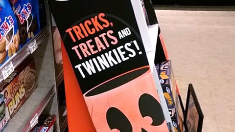 Hostess 'Tricks, Treats and Twinkies' Floorstand
