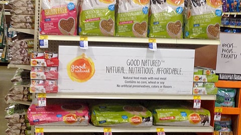 PetSmart Good Natured 'Nutrition to Feel Good About' Endcap Display