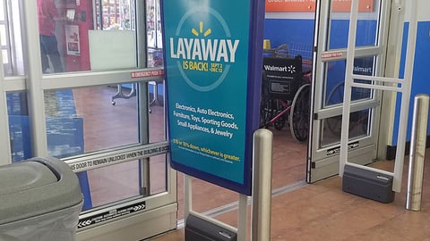 Walmart Layaway Security Shroud