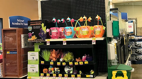 Top Fin 'Make a Spooky Splash' Endcap
