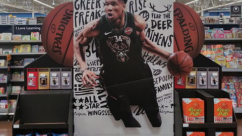 NBA 2K19 Walmart Floor Display
